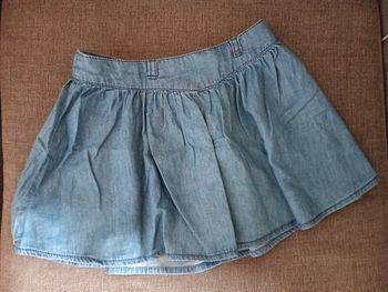 Jupe en jean style patineuse