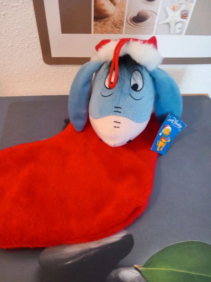 Peluche bourriquet chaussette de Noël