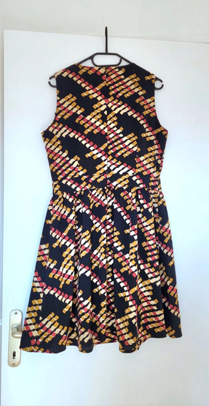 Magnifique robe ceintrée patineuse style rétro Molly Bracken taille M neuve - photo numéro 5