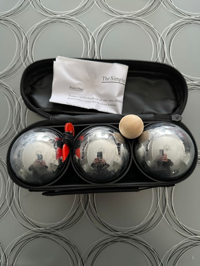 Triplette boules de pétanque loisirs neuves