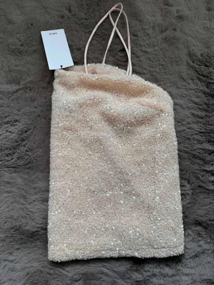Top pailleté Mango – taille S – neuf avec étiquette - photo numéro 4
