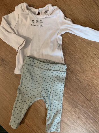 Ensemble Kiabi legging t-shirt ml 3 mois tbe