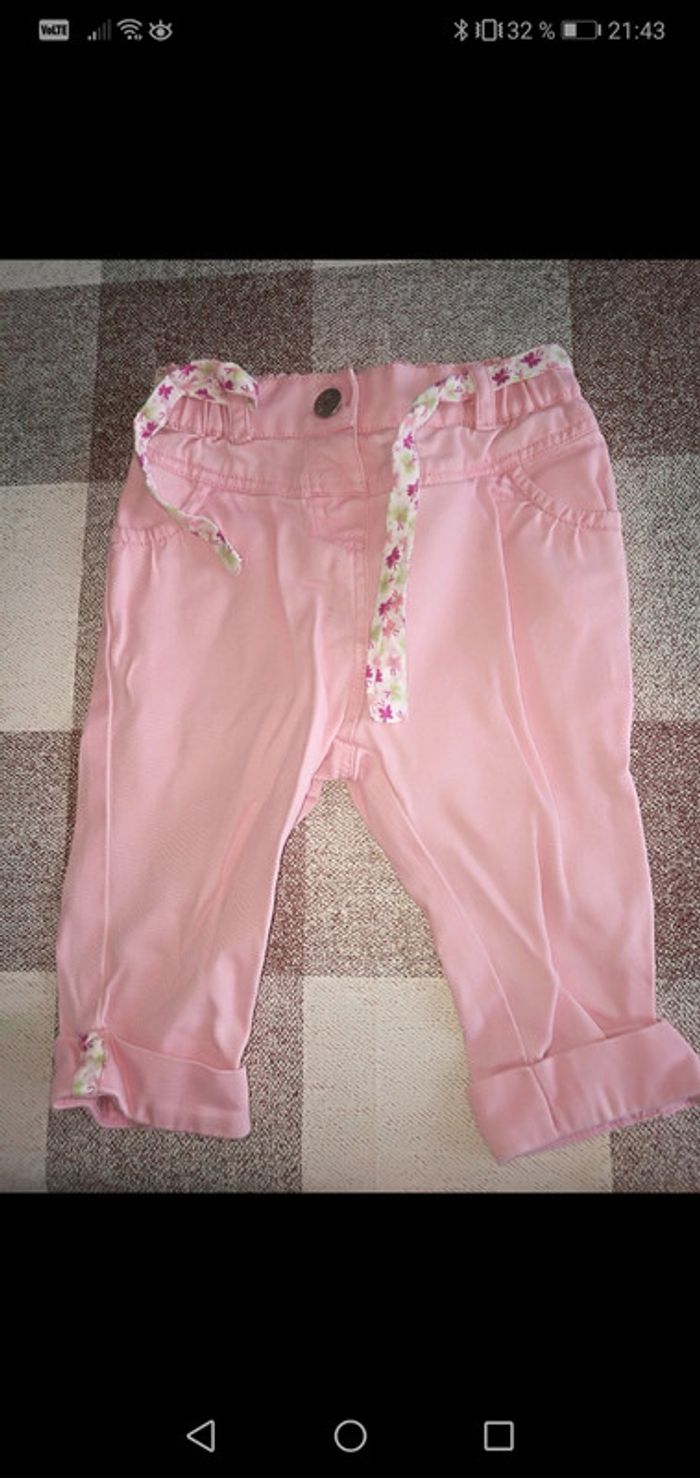 Pantalon rose 6 mois in extenso