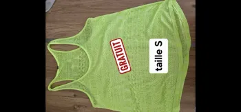 Débardeur jaune gratuit taille s