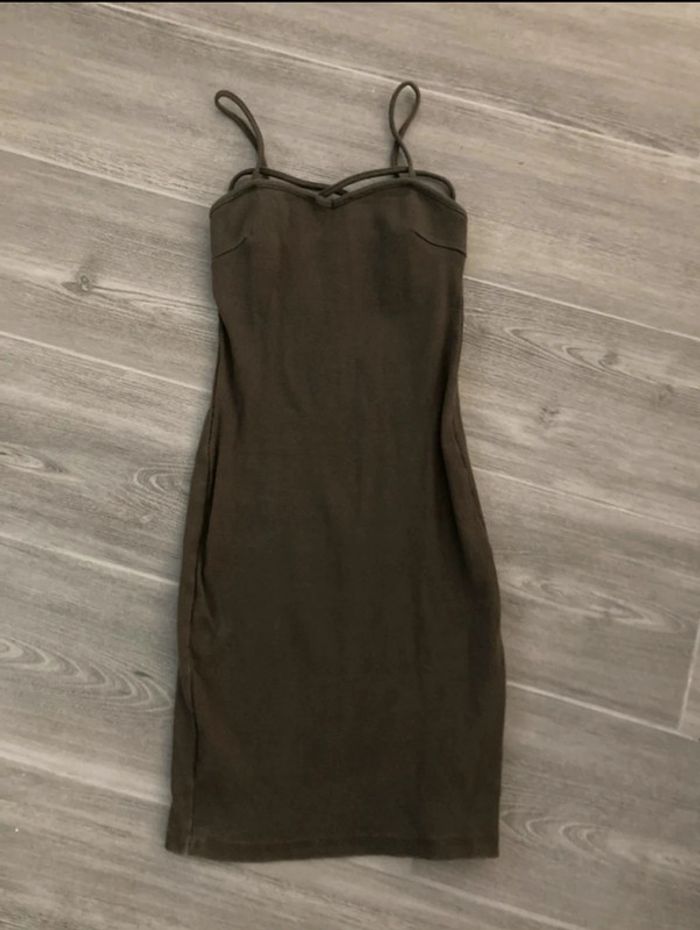 Robe moulante kaki taille S