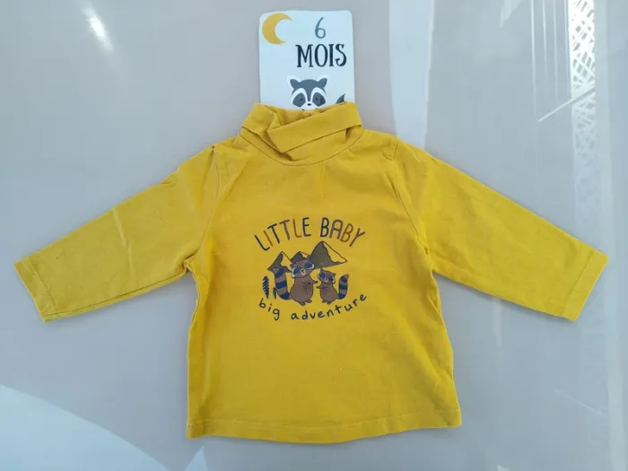 T-shirt col roulé 6 mois