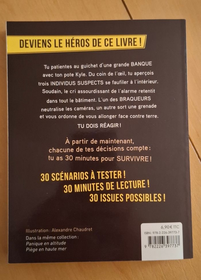 Lot de 2 livres 30 minutes pour survivre - photo numéro 5