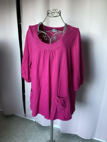 Tunique bleue bonheur T 46/48