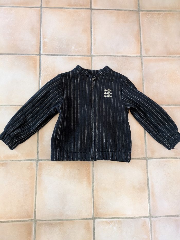 Lot vêtements fille vestes + poncho + leggings - photo numéro 9