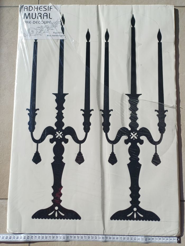 Sticker mural chandelier neuf / autocollant mural chandelier neuf