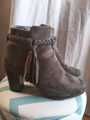 Bottines en daim