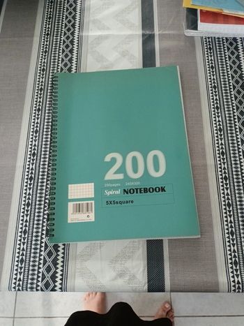 Cahier spiral 24x32