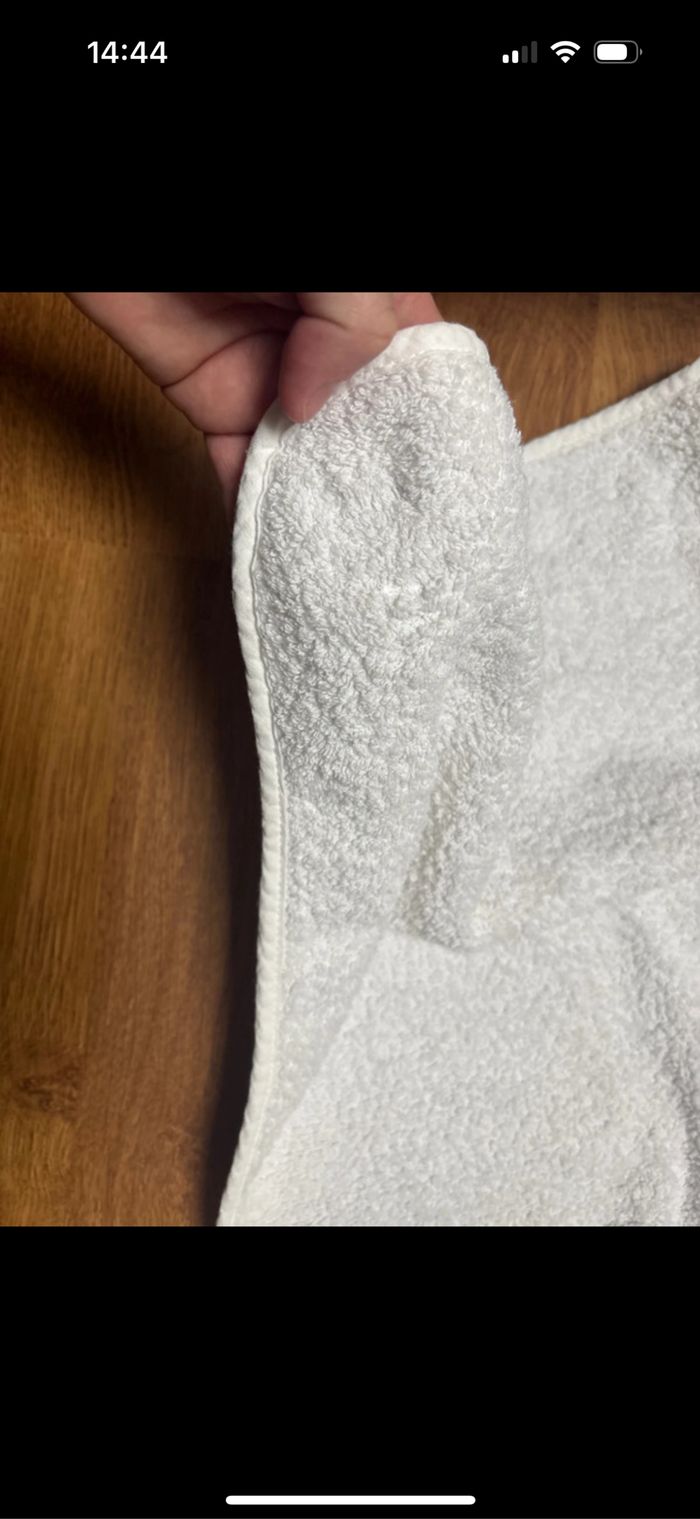 Cape de Bain / sortie de Bain Bebe fille 75*75cm neuf - photo numéro 3