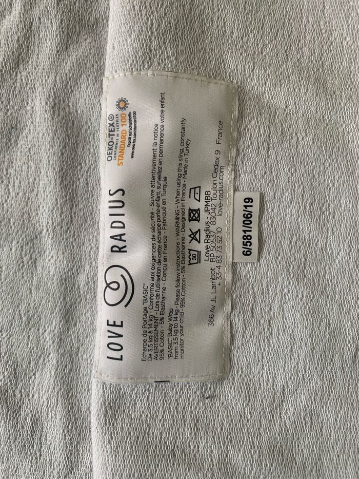 Echarpe « Love Radius » gris perle RocknRoll (édition limitée) - photo numéro 2