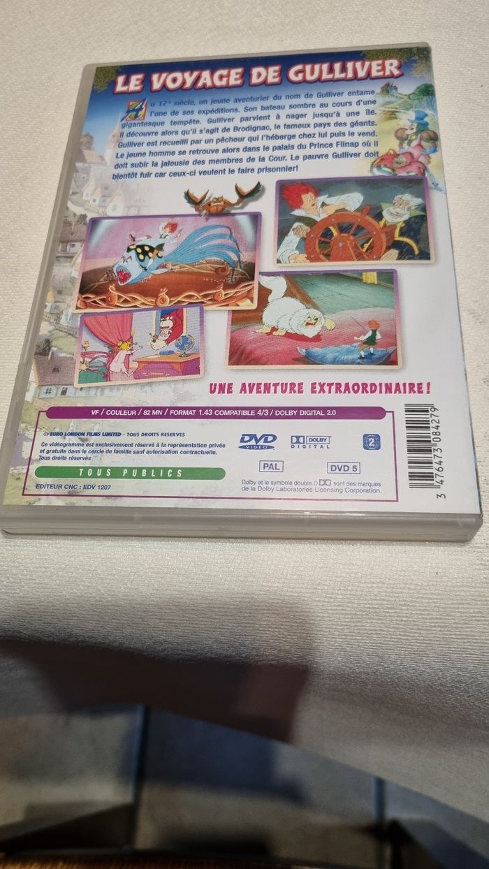 DVD le voyage de Gulliver - photo numéro 2