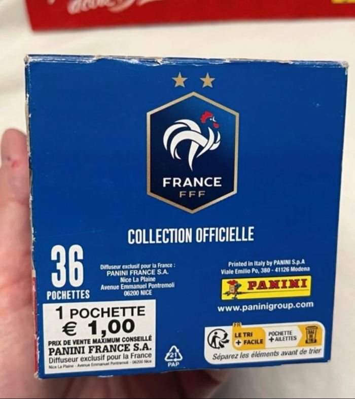 Kit Panini stickers Foot FFF Fiers D'être Bleus - photo numéro 3