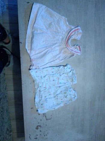 Lot 2 chemises cyrillus 6 mois