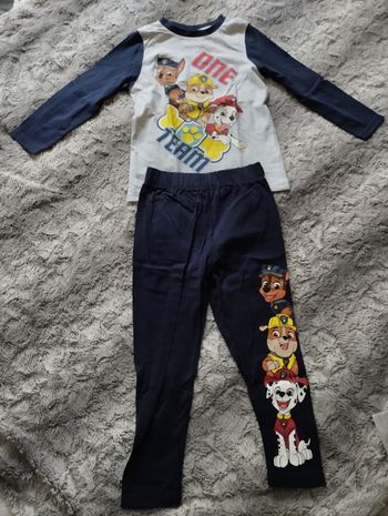 Pyjama 2 pièces Pat Patrouille taille 4-5 ans