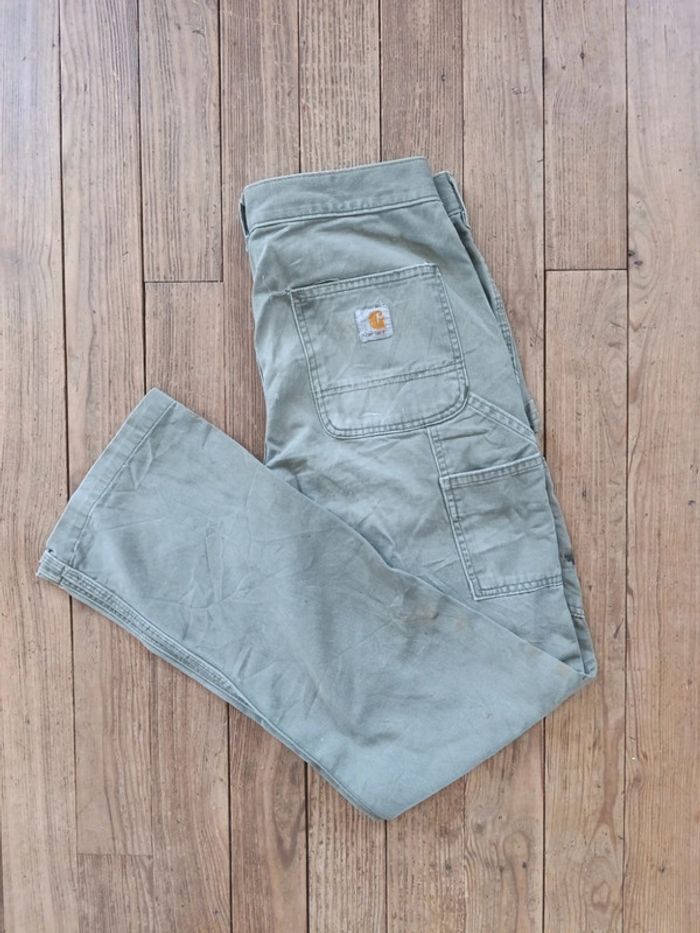 Pantalon jean Carhartt relaxed-fit workwear cargo 30x32 - photo numéro 3
