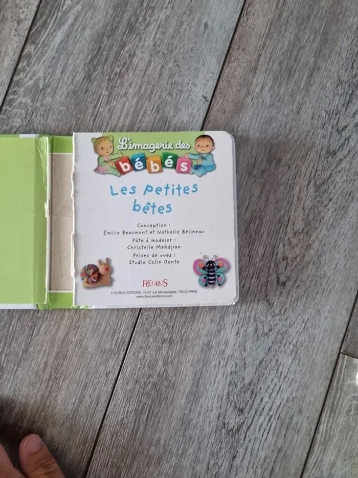 Livre l'imagerie des bébés : les petites bêtes - photo numéro 3