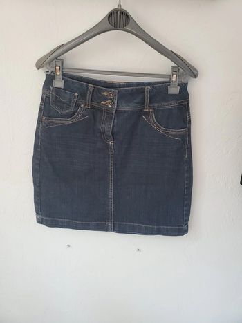 Jupe courte en Jeans bleu foncé