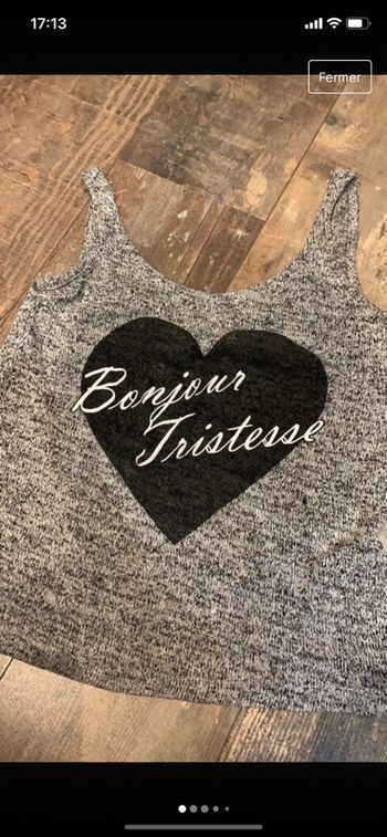 Débardeur gris chiné