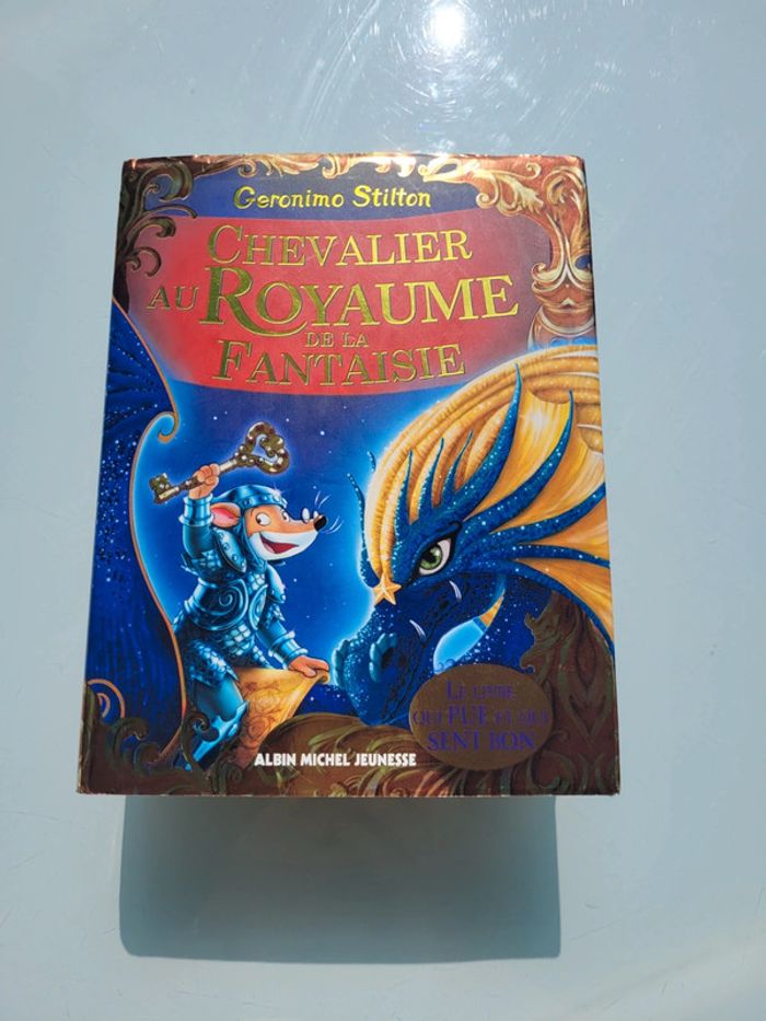 Geronimo Stilton : Très gros livre Chevalier au Royaume de la Fantaisie 🛡 - photo numéro 2