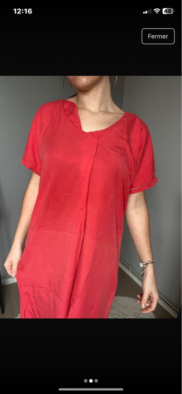 Robe rose corail taille s - photo numéro 2