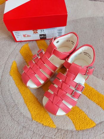 Sandales Kickers Bigfor rose 23 neuves