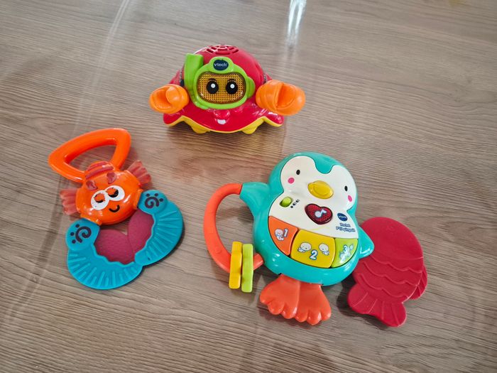 🦀🐧 Lot de jouets sur le thème de la mer – Crabe, Pingouin & Sous-marin - photo numéro 2
