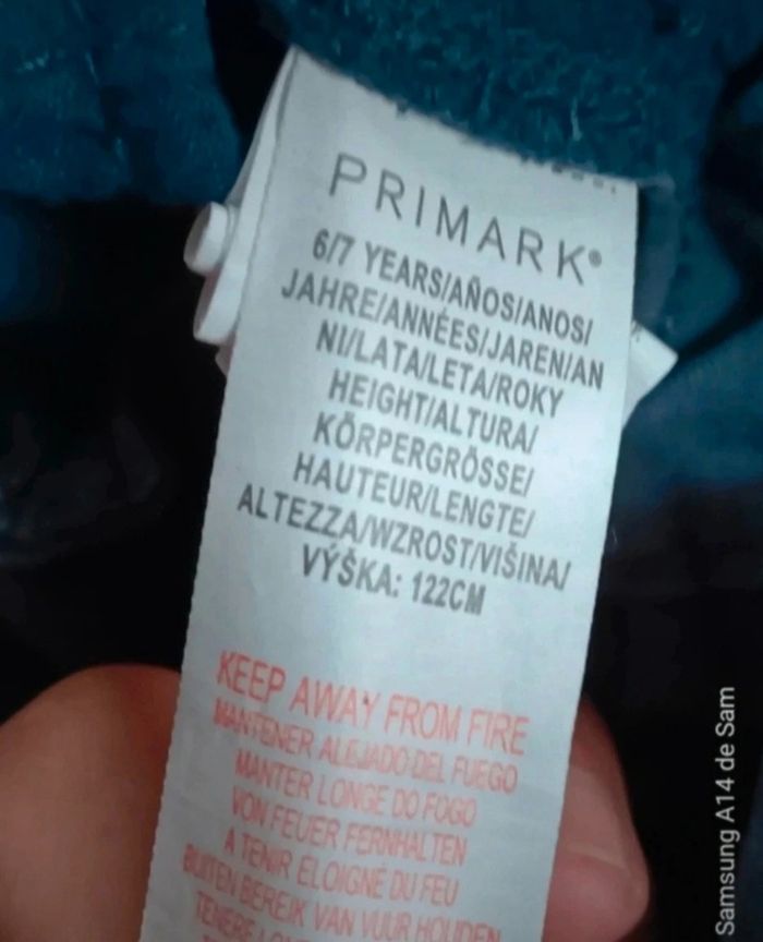 Pantalon bleu primark 6-7 ans - photo numéro 4