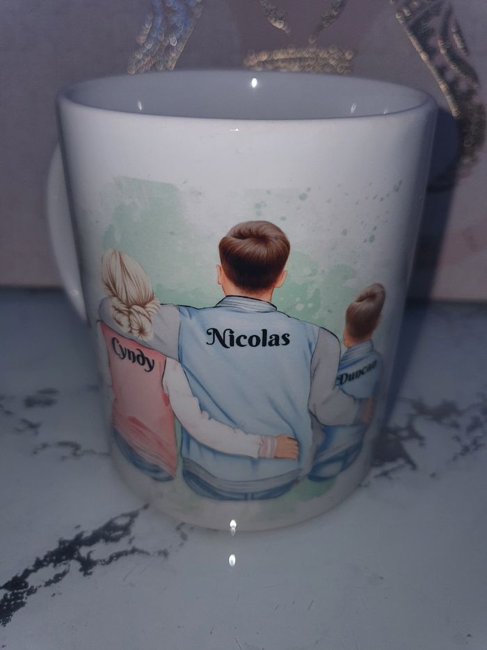 Mug famille personnalisé