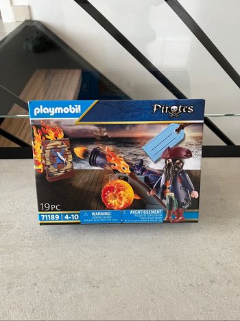 Playmobil 71189 pirate et canon de feu
