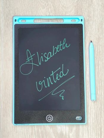 Tablette d'écriture magique LCD bleu