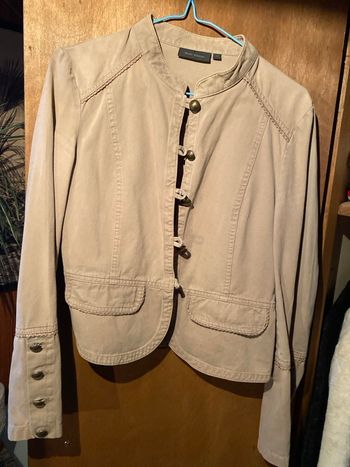 Veste légère en coton style tissu jean