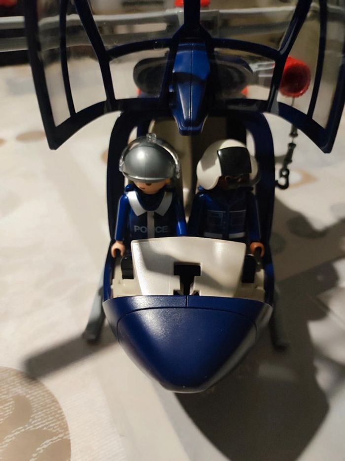Hélicoptère de police playmobil - photo numéro 2