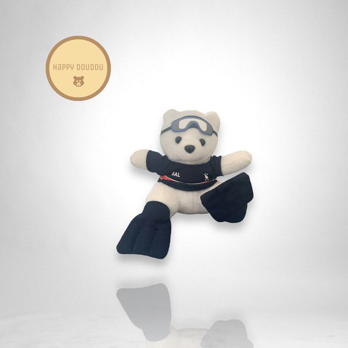 Peluche ours sapeurs pompiers plongeur Téléthon A748