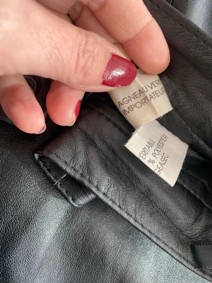 Jupe en cuir vintage - photo numéro 6