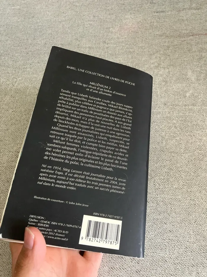 Millénium tome 2 : La fille qui rêvait d’un bidon d’essence et d’une allumette – Stieg Larsson - photo numéro 3