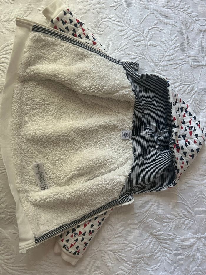 Veste matelassée Petit Bateau – Doublée Sherpa – 36 mois / 95 cm - photo numéro 7