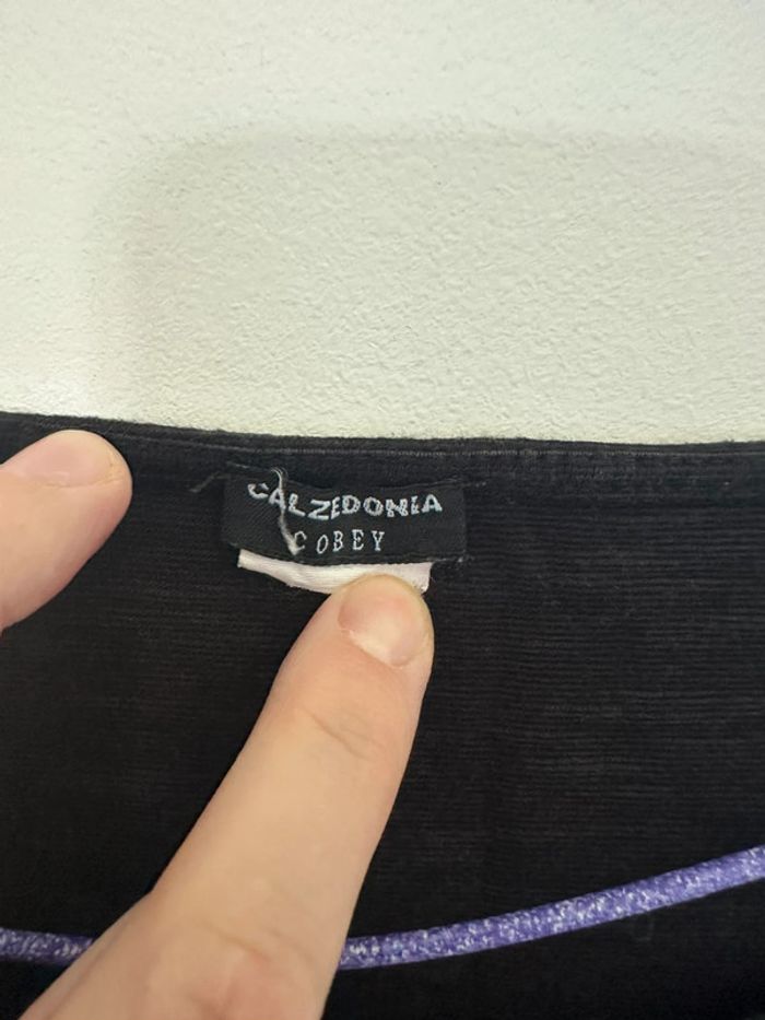 Tunique calzedonia Cobey noir et gris taille M - photo numéro 3