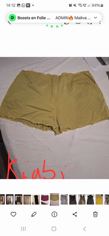 Short femme