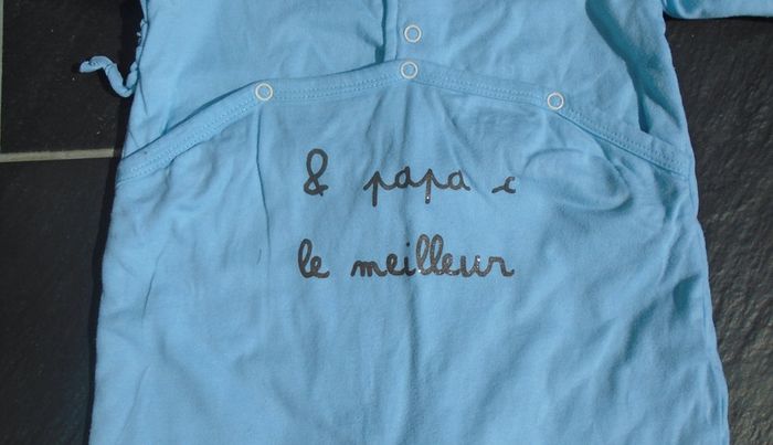 Adorable pyjama garçon 9 mois (71 cm) 3 pommes - photo numéro 4