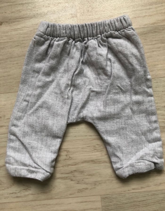 Pantalon sarouel gris KIABI t.1m - photo numéro 2