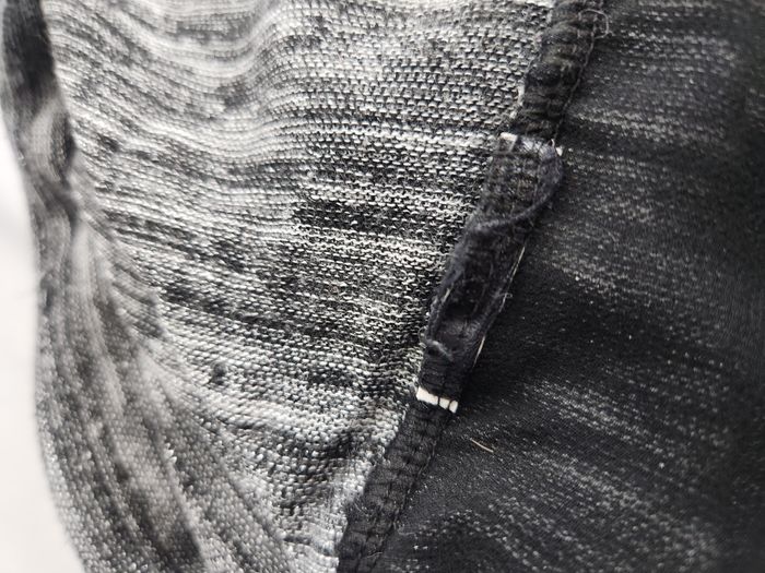 Pull Léger Bréal Noir & Gris Manches Longues - Taille M - Zip au Dos - photo numéro 6