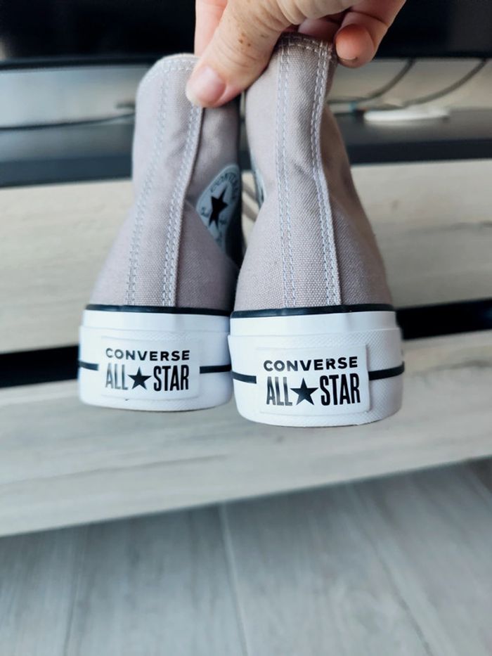 Converse plateforme beige - photo numéro 7