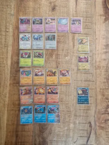 Lot de 23 cartes Pokémon comme neuves