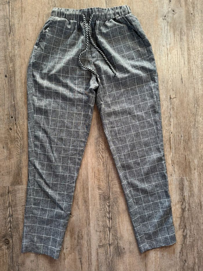 Pantalon à carreau
