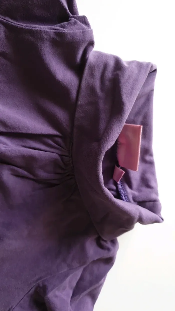Sous pull col roulé violet - photo numéro 3