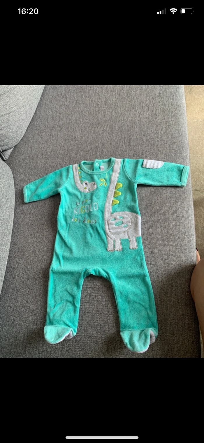 Pyjama velours 3 mois